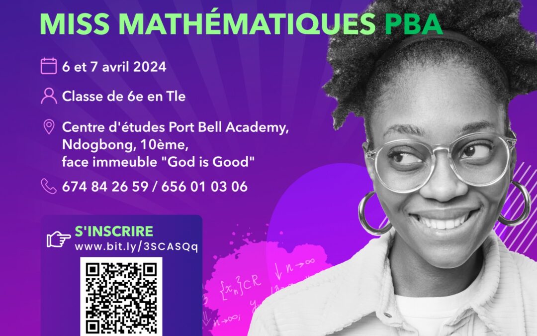 Concours Miss Mathématiques PBA